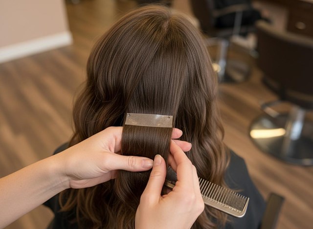 Extensiones Quickie Secret en Vigo: adhesivo invisible para un resultado natural - Imagen 1